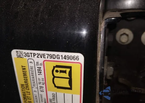 2013 GMC Sierra 1500 Sle from USA, damaged, VIN 3GTP2VE79DG149066